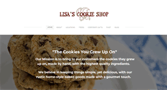 Desktop Screenshot of lisascookieshop.com